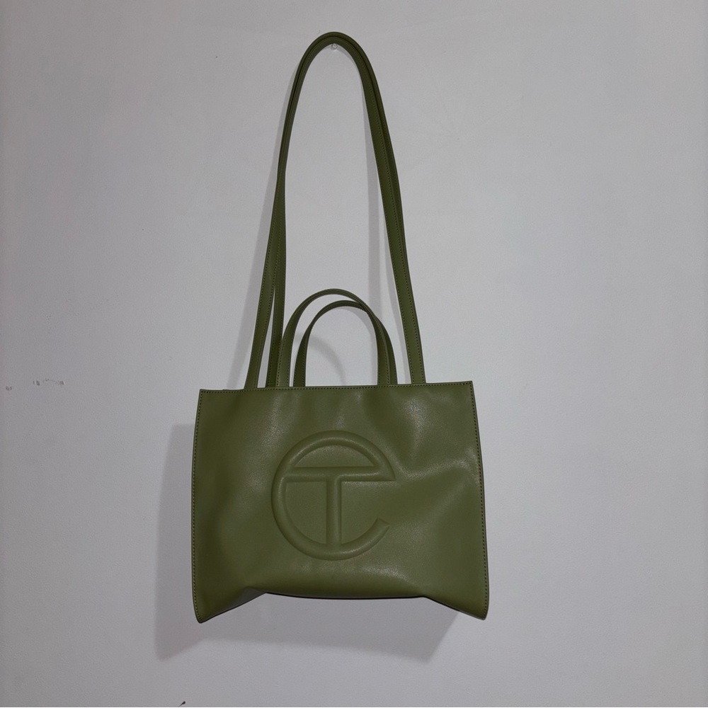 Telfar Olive Green Shopping Bag